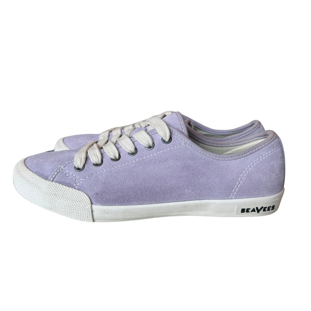 Seavees Monterey Sneaker Stitch Fix Lavender Suede Low Top Womens 7 Casual Shoes